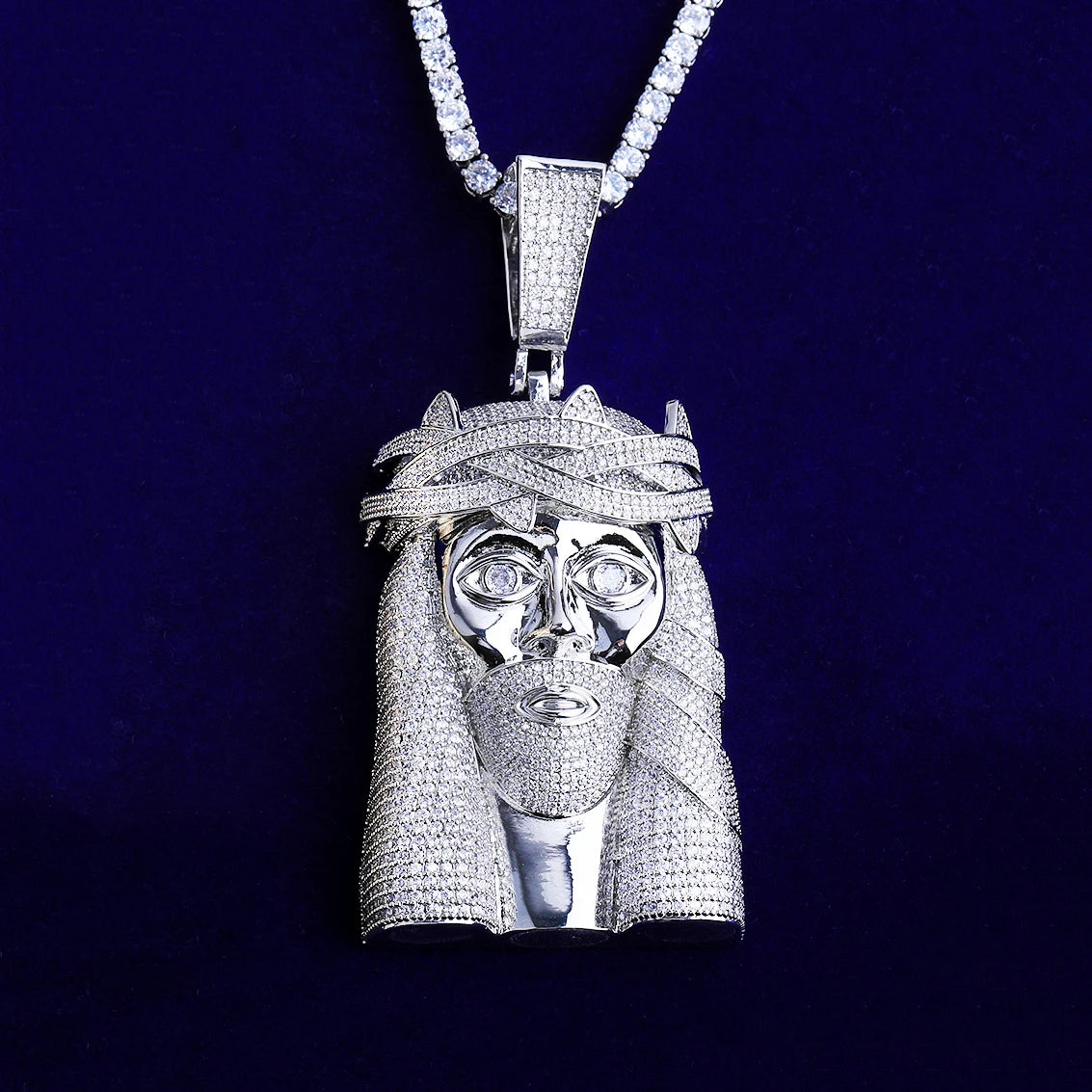 Super Jesus | VVS Diamond CZ 5AA+ Luxury Hip Hop Jesus Piece Pendant