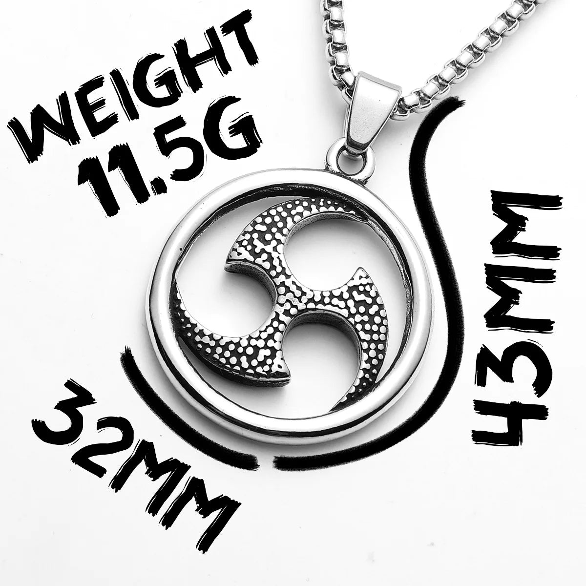 Retro Boomerang | Solid No Fade Stainless Steel Street Wear Hip Hop Fashion Pendant