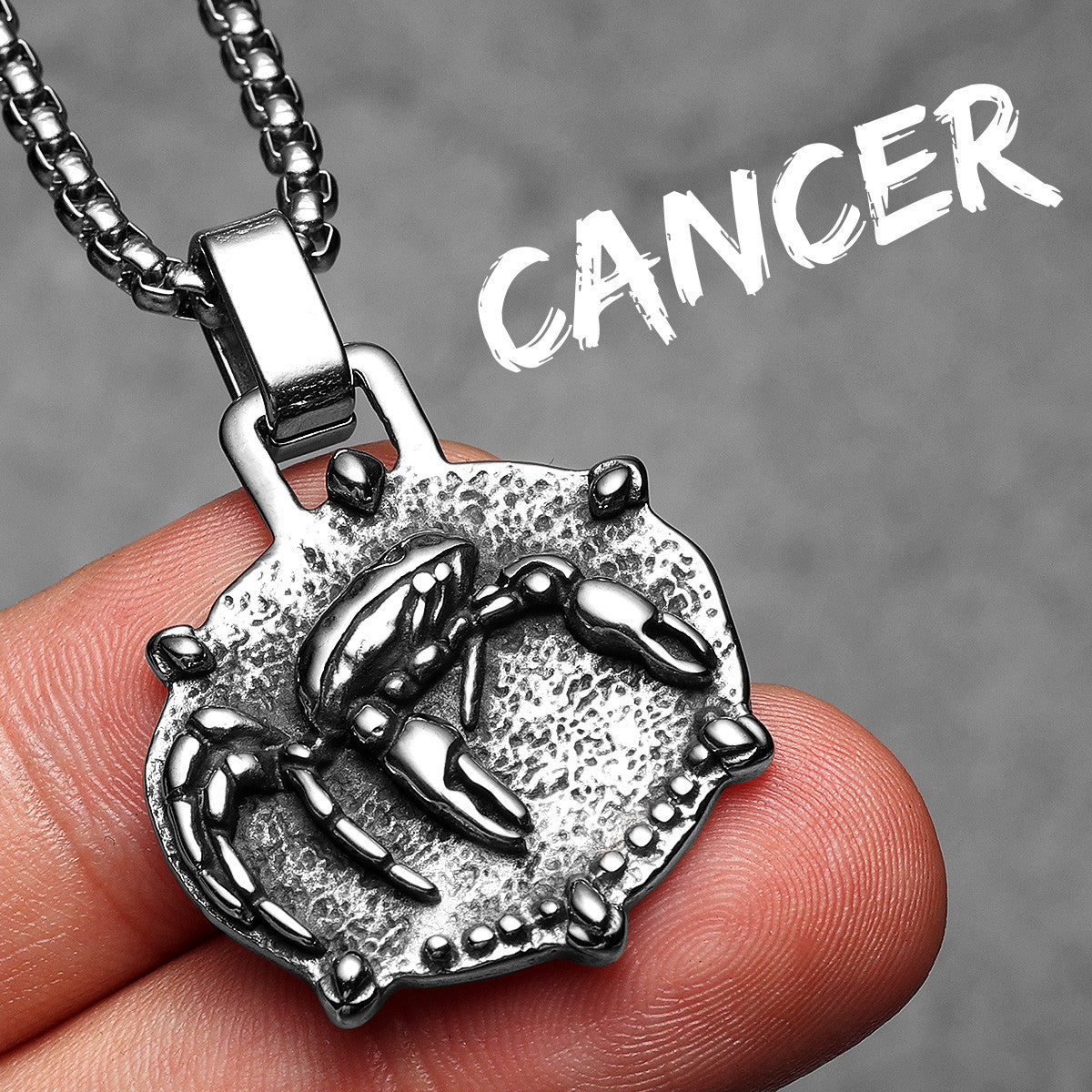 12 Constellations | 316L No Fade Stainless Steel Zodiac Sign Astrological Street Wear Pendants