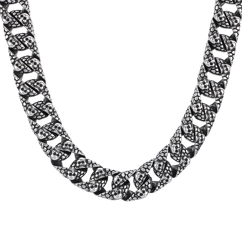 Shadow Reaper | Stainless Steel No Fade Street Wear Bracelet Chain Set