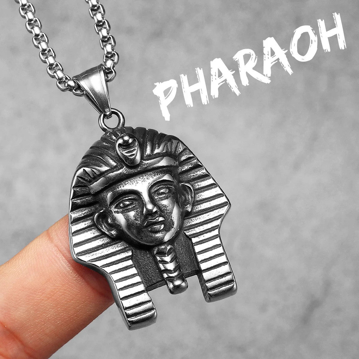 Egypt Pharaoh | No Fade Stainless Steel Ancient African Egyptian Hip Hop Pendant