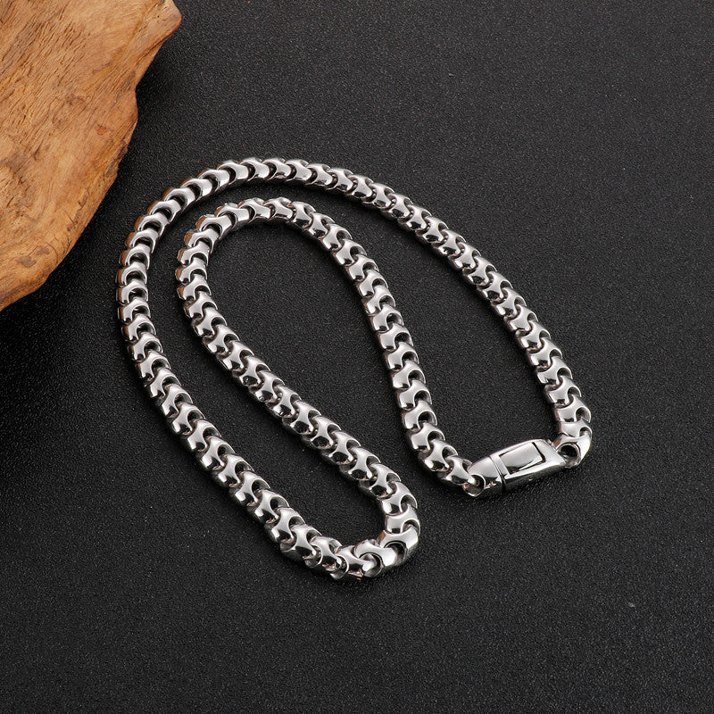 RoyalArgent | Men's Stainless Steel Royal Bone Cuban Link Chain