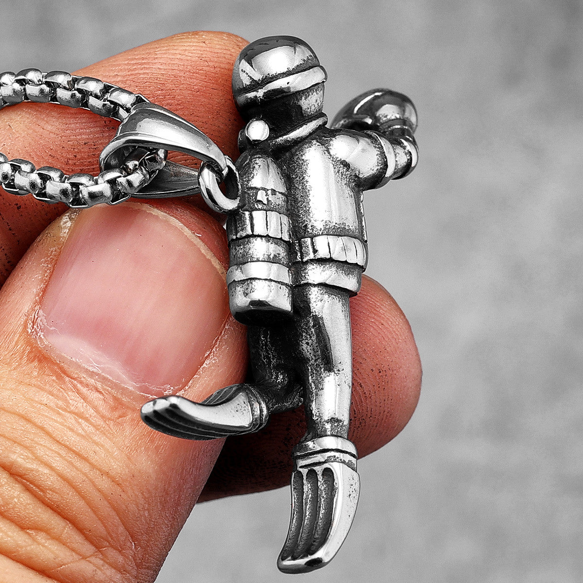 Deep Sea | 316L Stainless Steel No Fade Scuba Diver Street Wear Casual Pendant