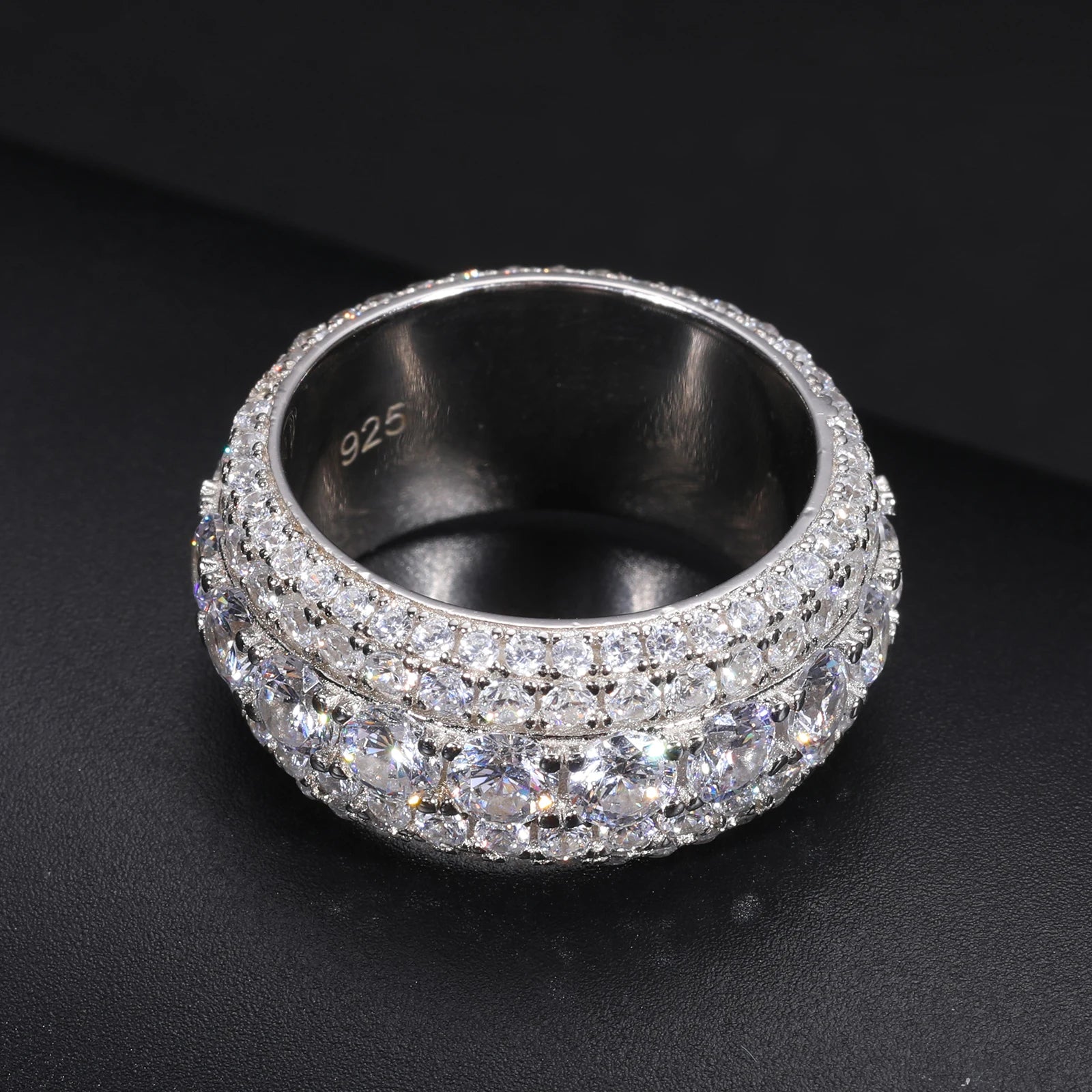 Skunked Ice | VVS Diamond Moissanite Solid 925 Iced Blinged Out Rings