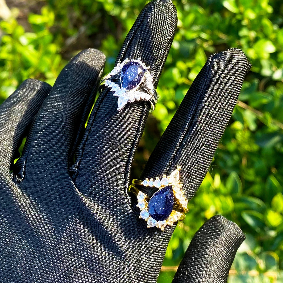 Black Rock Ice | VVS Diamond CZ Prong Set Iced Blinged Out Rings
