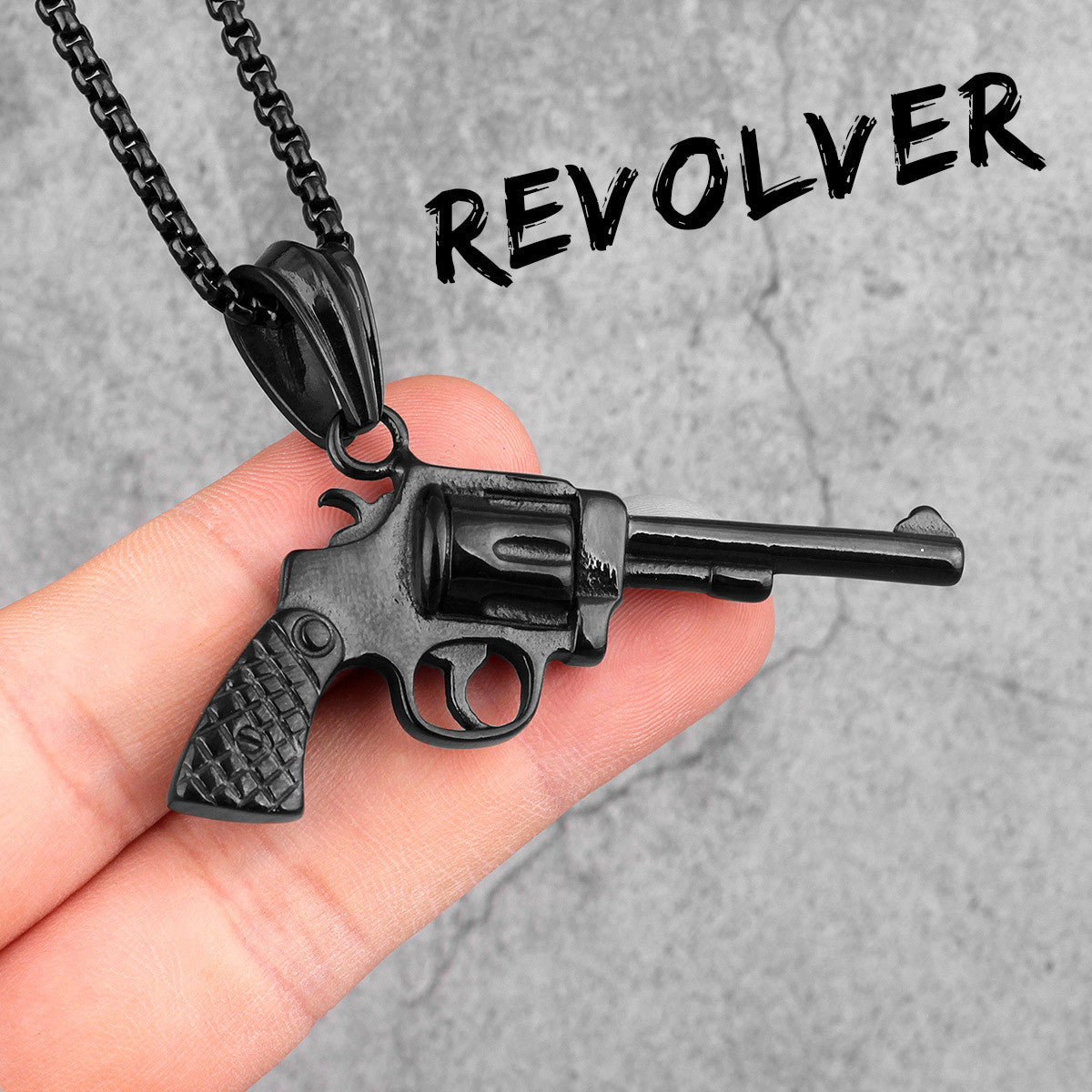 Locked Loaded | 316L Stainless Steel Hip Hop Chain Street Wear Gun Series Pendants