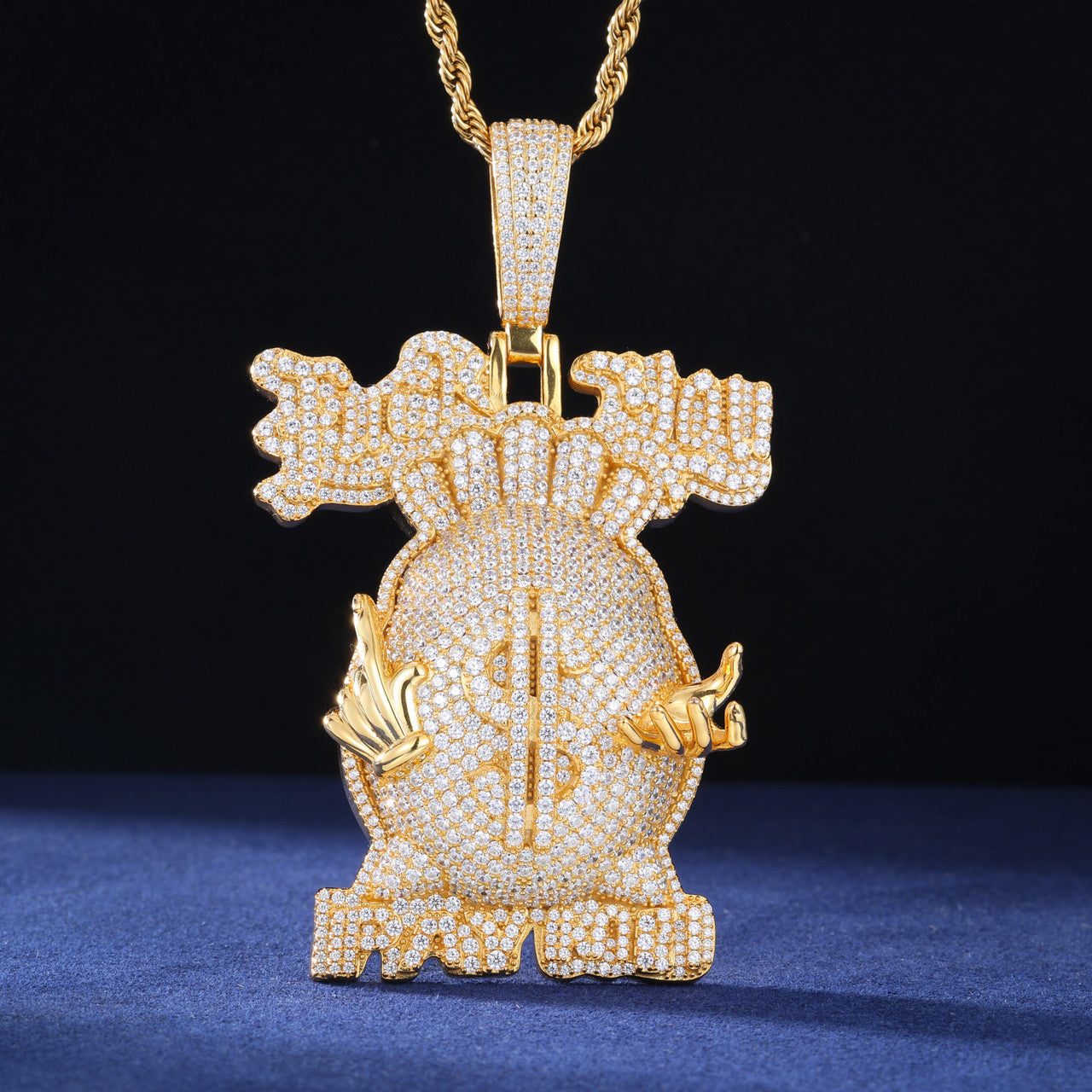 Goodfellas | F*ck You Pay Me Money Bag Moissanite Diamond FYPM Hip Hop Pendant