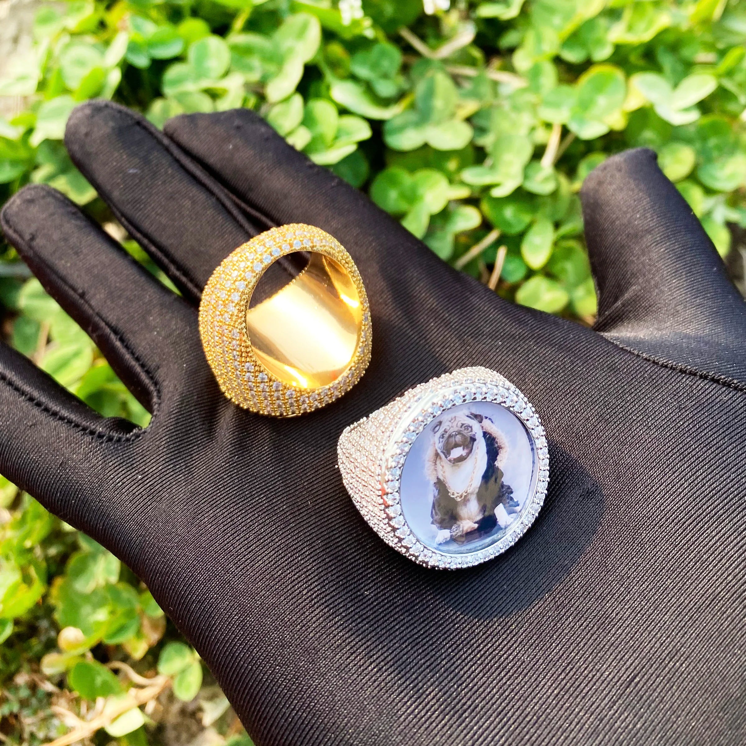 The Unforgettable | Prong Set VVS Diamond CZ Custom Made Photo Hip Hop Ring