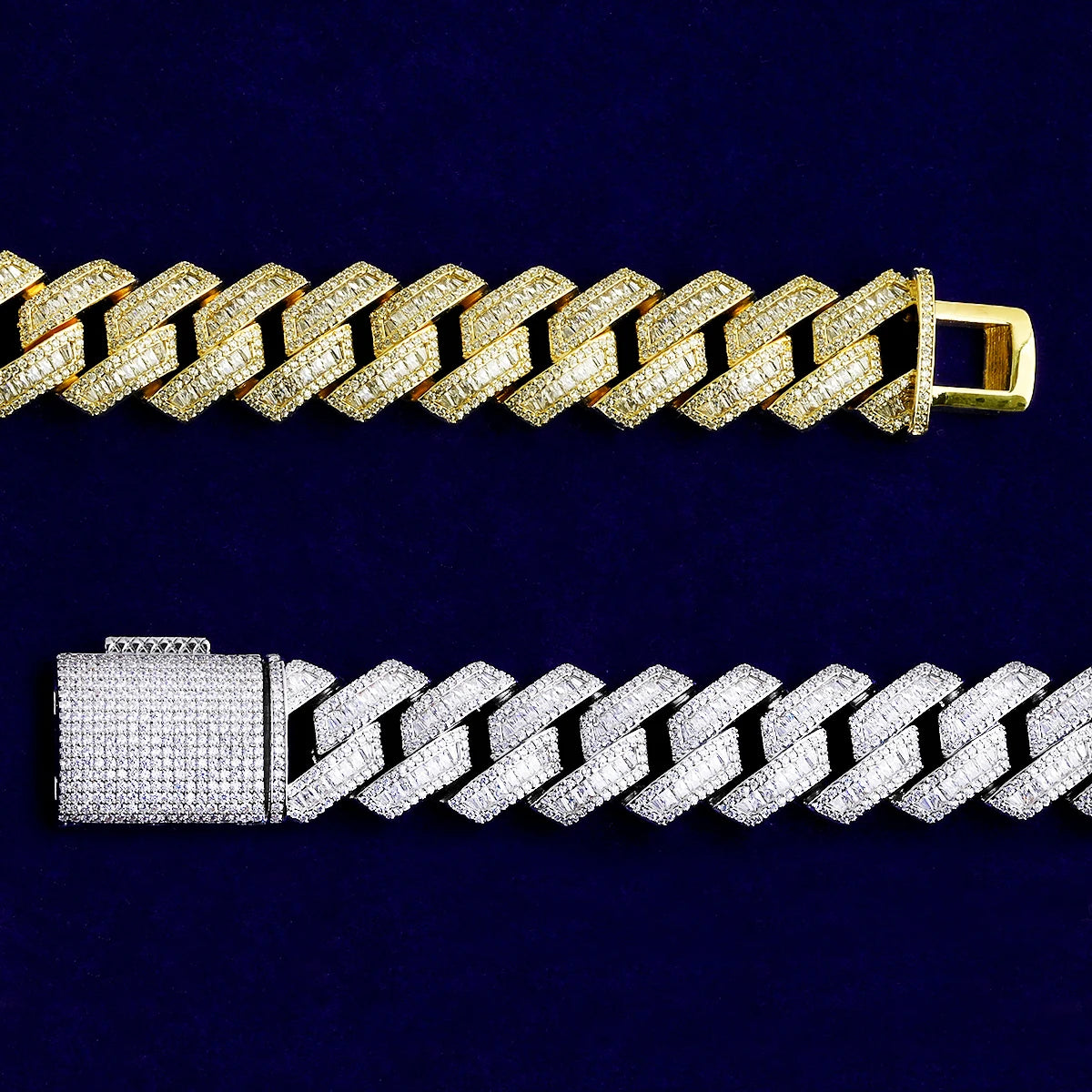Micro Baguette | VVS Diamond CZ 5AA+ Miami Cuban Link Hip Hop Chain Necklace