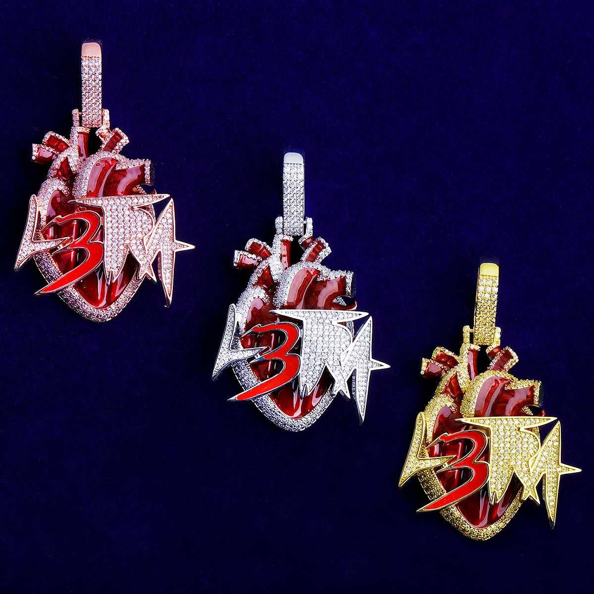 Hip Hop Inspired L3tra Grande VVS Diamond CZ Luxury Iced Blinged Out Pendant