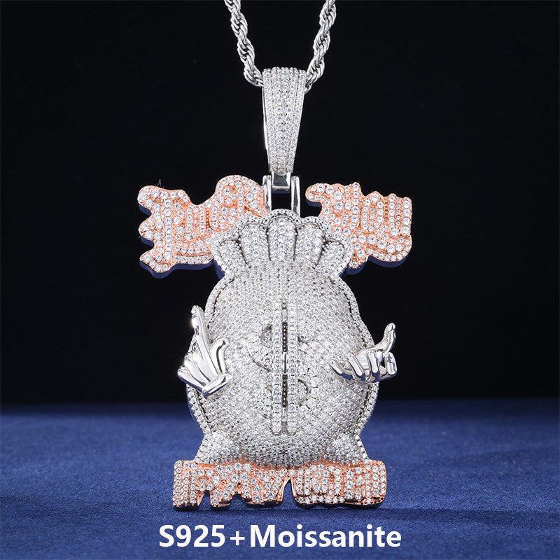 Goodfellas | F*ck You Pay Me Money Bag Moissanite Diamond FYPM Hip Hop Pendant