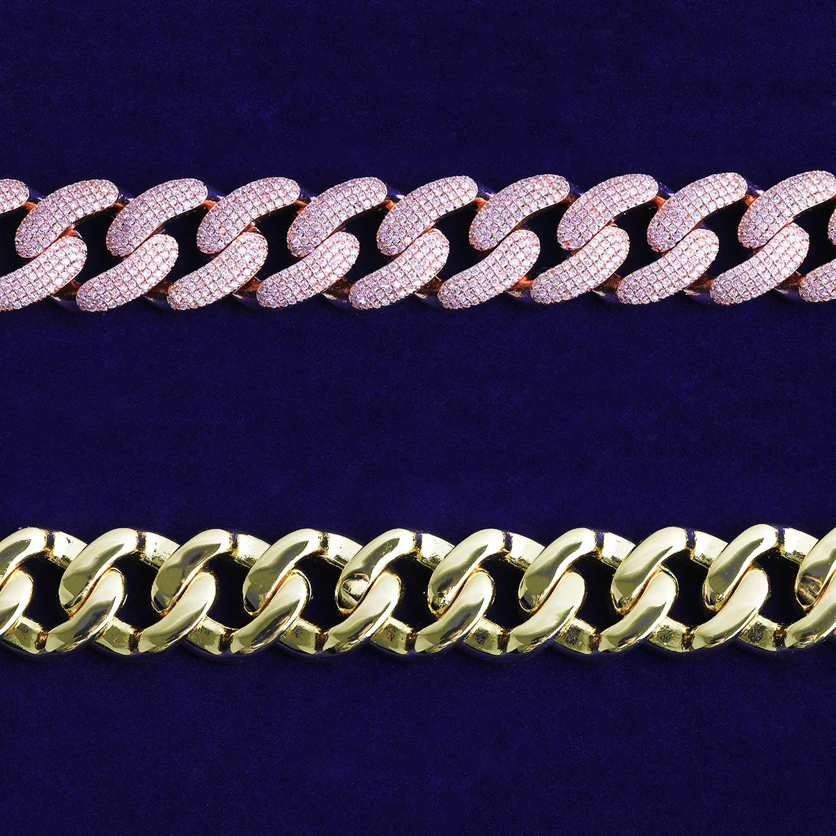 Miami Boss | VVS Diamond CZ Iced Blinged Out Miami Cuban Link Hip Hop Bracelets