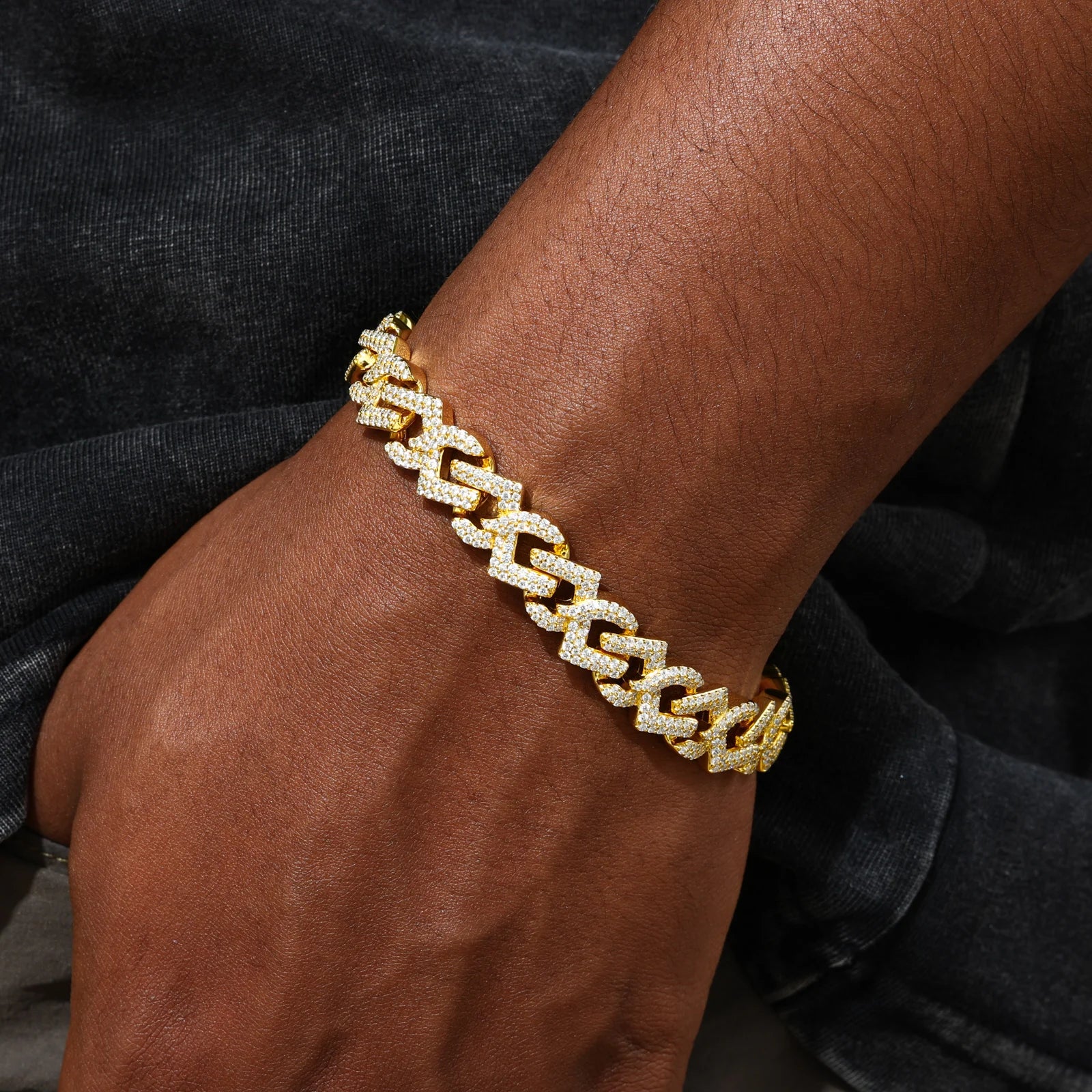 Cuban Infinite | VVS Moissanite Diamond 11mm 925 Silver Infinite Cuban Link Bracelet
