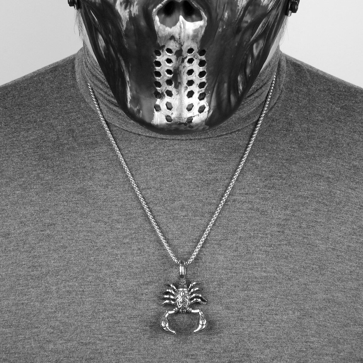 Scorpion King | No Fade Silver Stainless Steel Street Wear Hip hop Pendant