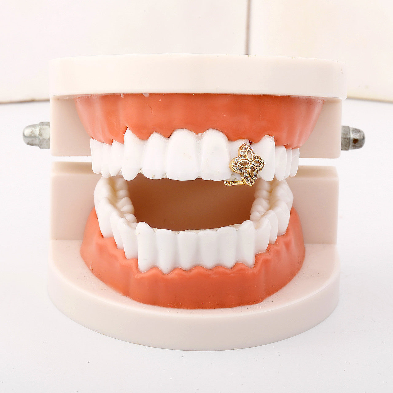 The Lotus | VVS Diamond CZ Flower Child Iced Blinged Out Mouth Tooth Hip Hop Grillz