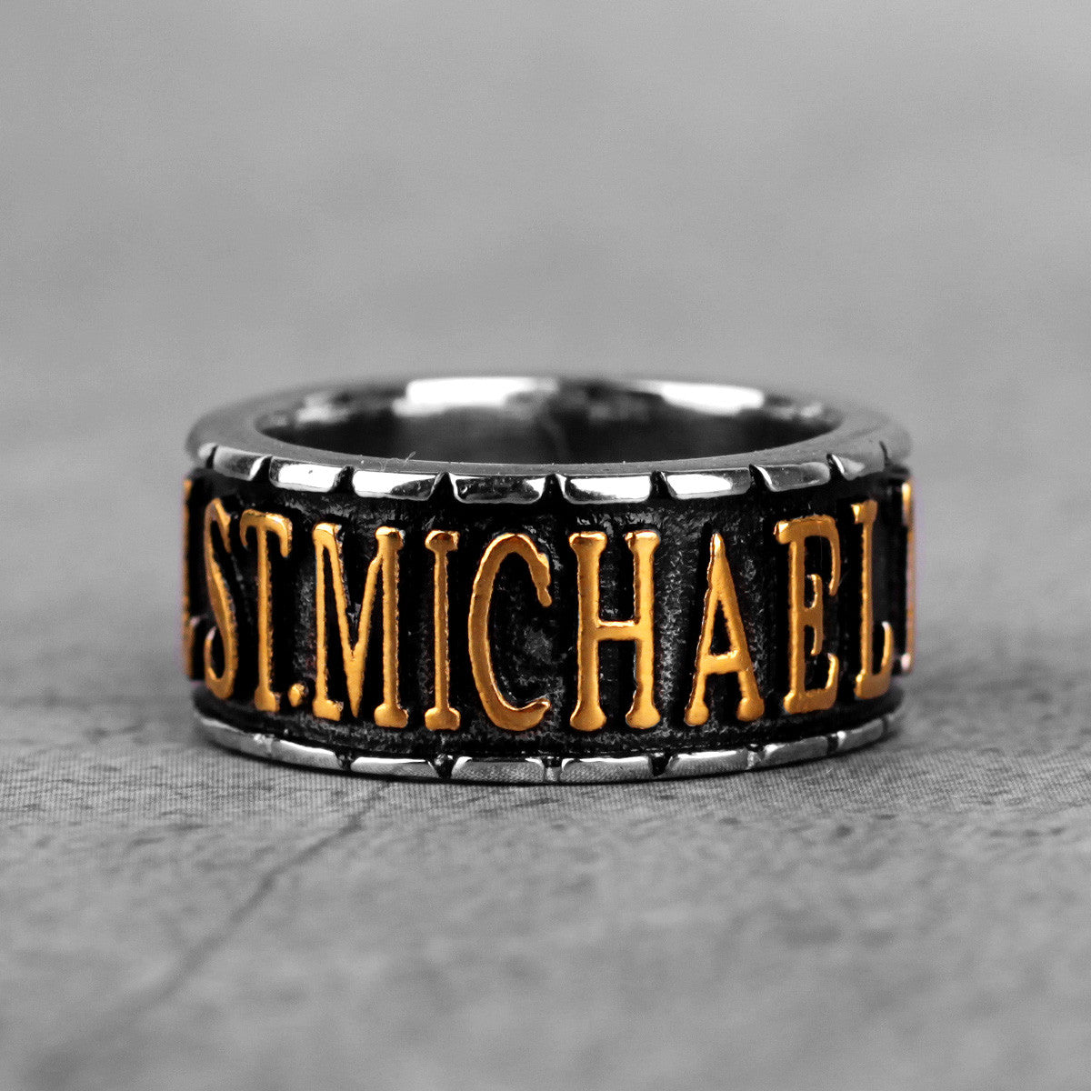 Rings Of Protection | 316L No Fade Stainless Steel St.Michael Archangel Rings