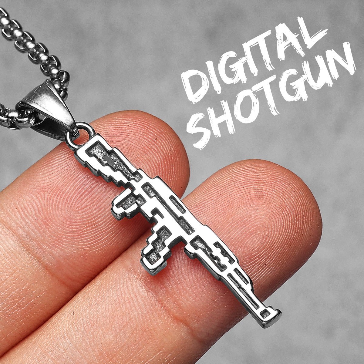 Locked Loaded | 316L Stainless Steel Hip Hop Chain Street Wear Gun Series Pendants