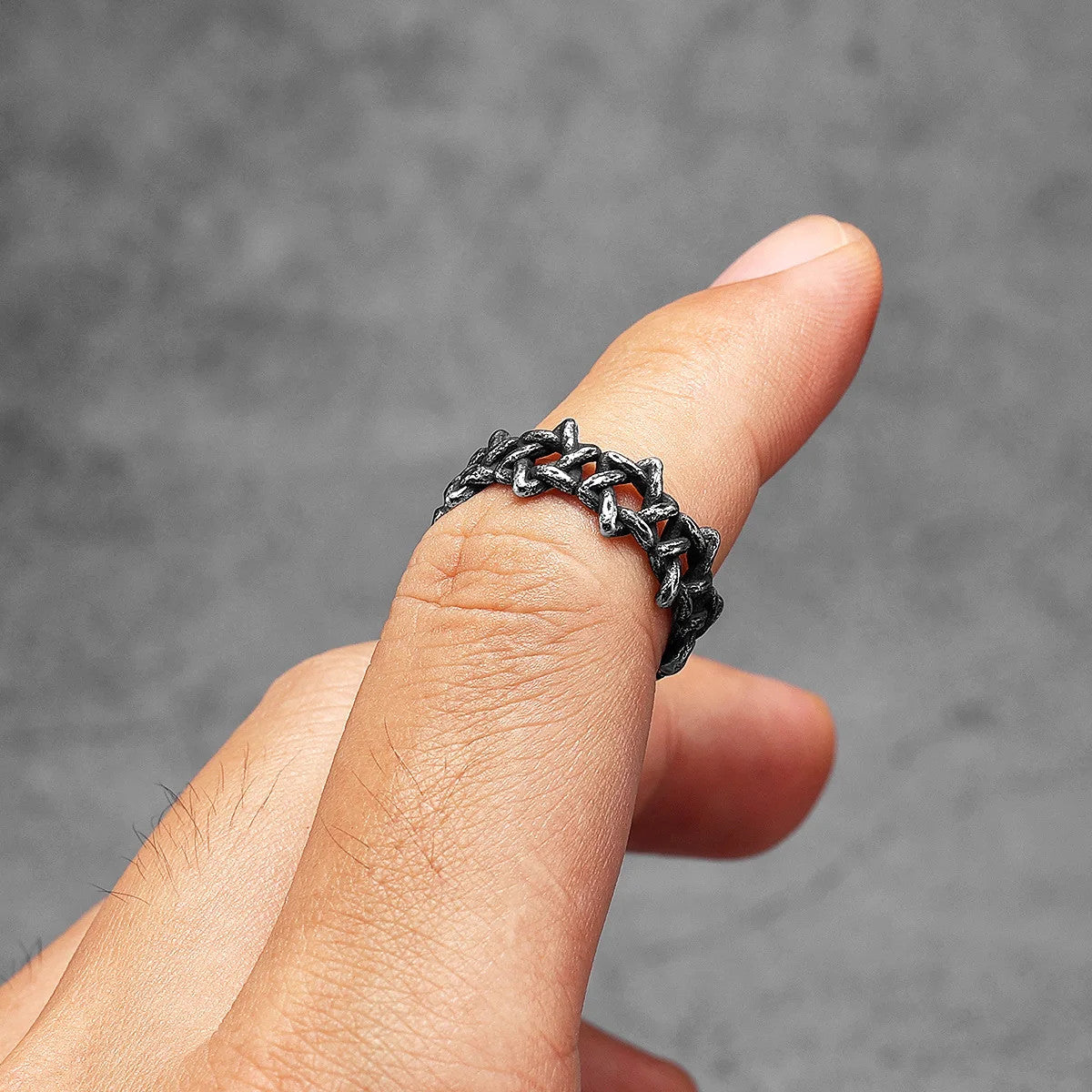 David's Star | Retro Star of David Masonic Men's No Fade Stainless Steel Hollow Rings
