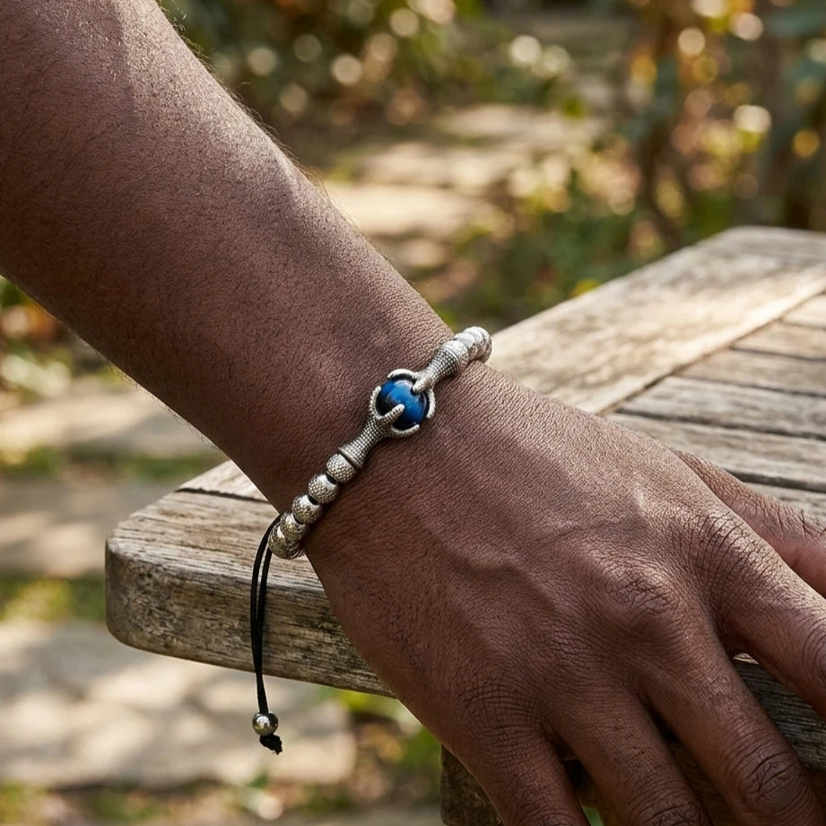 The Eagle's Claw | Natural Stone No Fade Stainless Steel Men's Luxury Bracelets