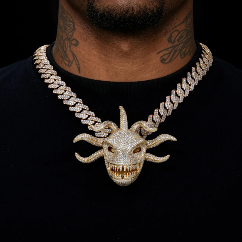 C-MONSTA | Moissanite Diamond Iced Blinged Out 925 Sterling Silver Hip Hop VVS Pendant