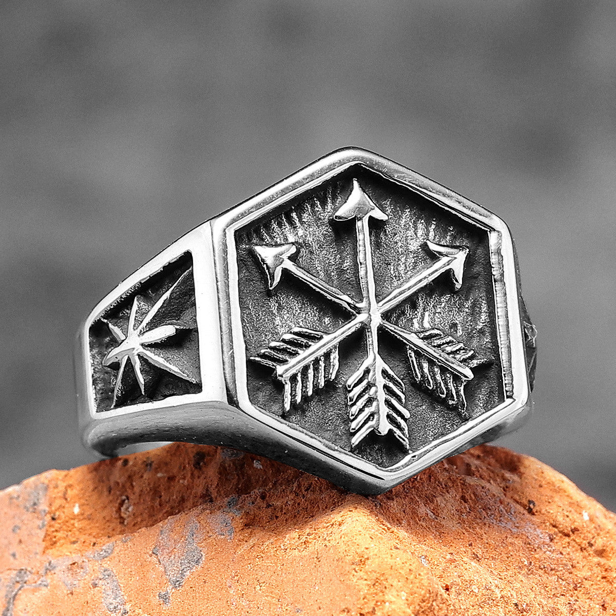 Arrow of Eros | Solid Stainless Steel Mythical Eros Street Stylish Unique Rings