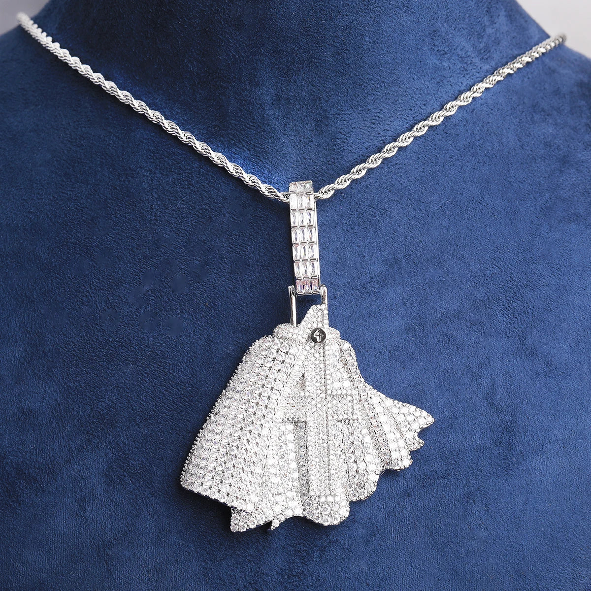 Four Horseman | VVS Diamond CZ Apocalypse Cloaked #4 Iced Blinged Out Chain Necklace