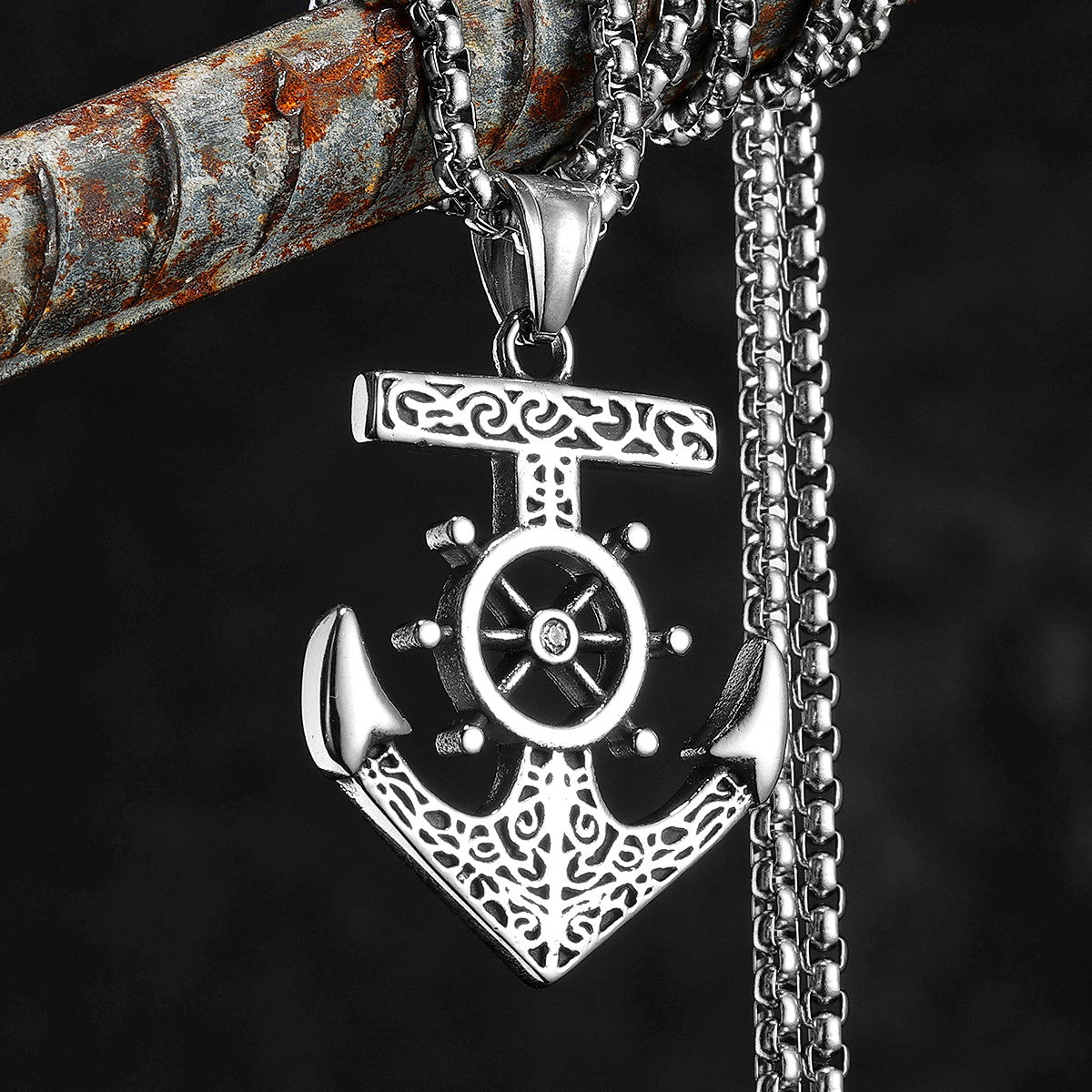 Strong Anchor | 316L No Fade Stainless Steel Strength Anchor Street Wear Pendant