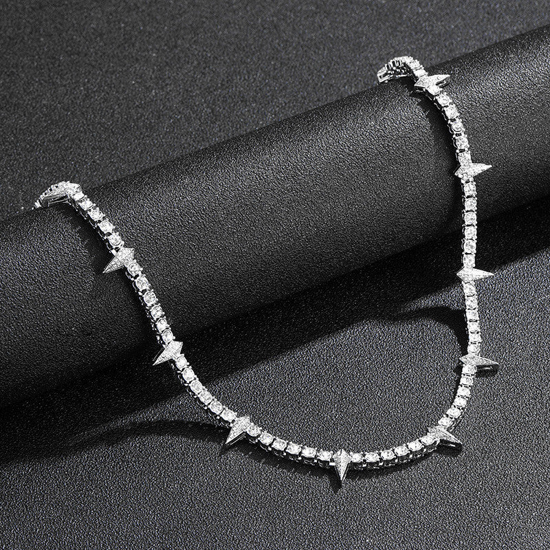 Iced Spike II | Hip Hop Street Wear Colorful Tennis Chain Necklace