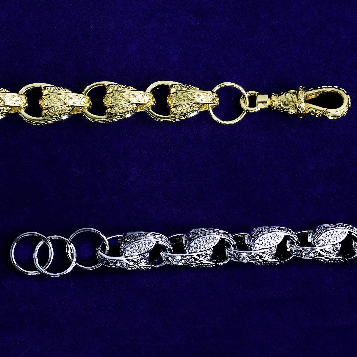 The Rebirth II | Tulip Ring 20mm Rolo Link Albert Clap Hip Hop Designer Bracelet