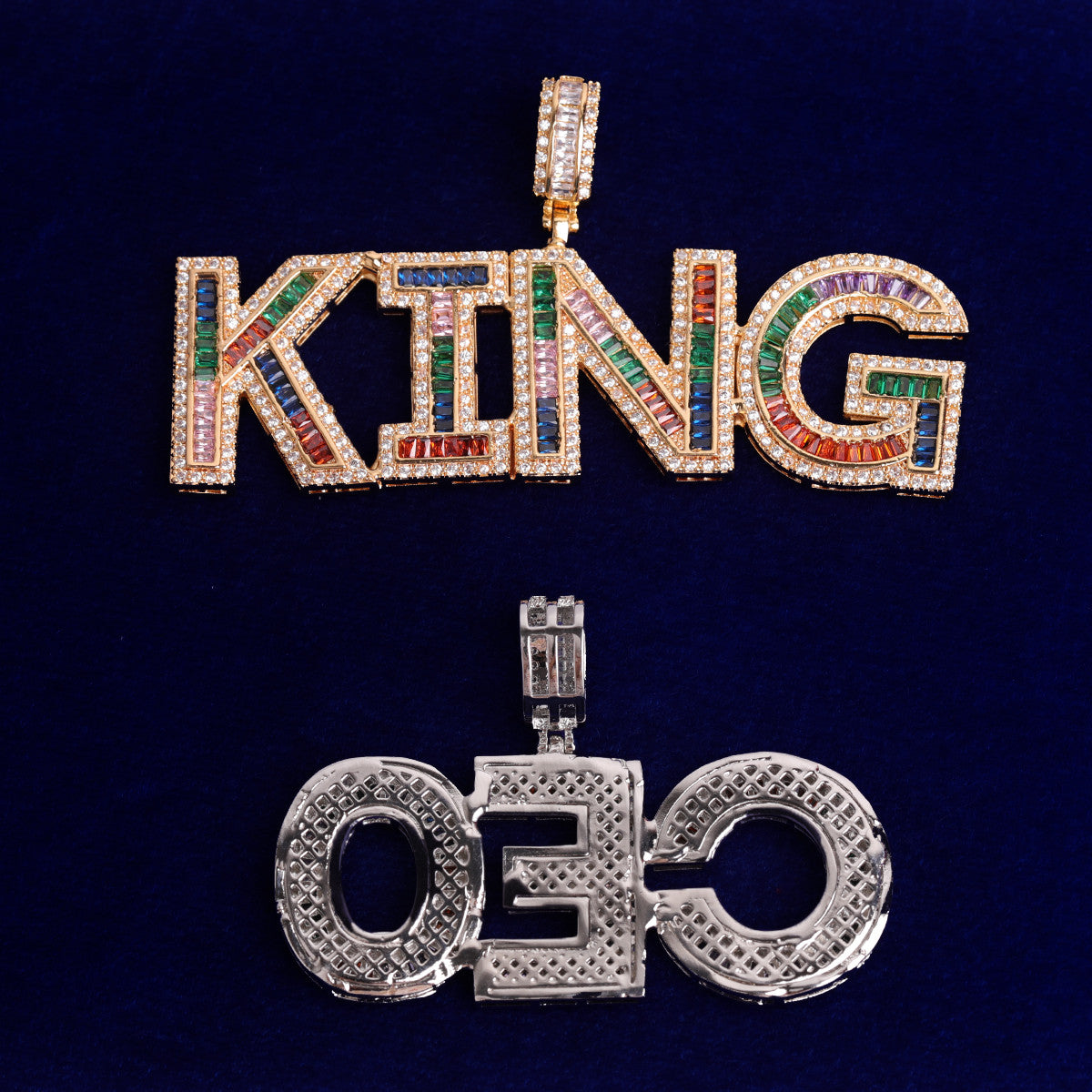 Candy Crushed | Ice VVS Diamond CZ Baguette Stone Custom Hip Hop Pendant