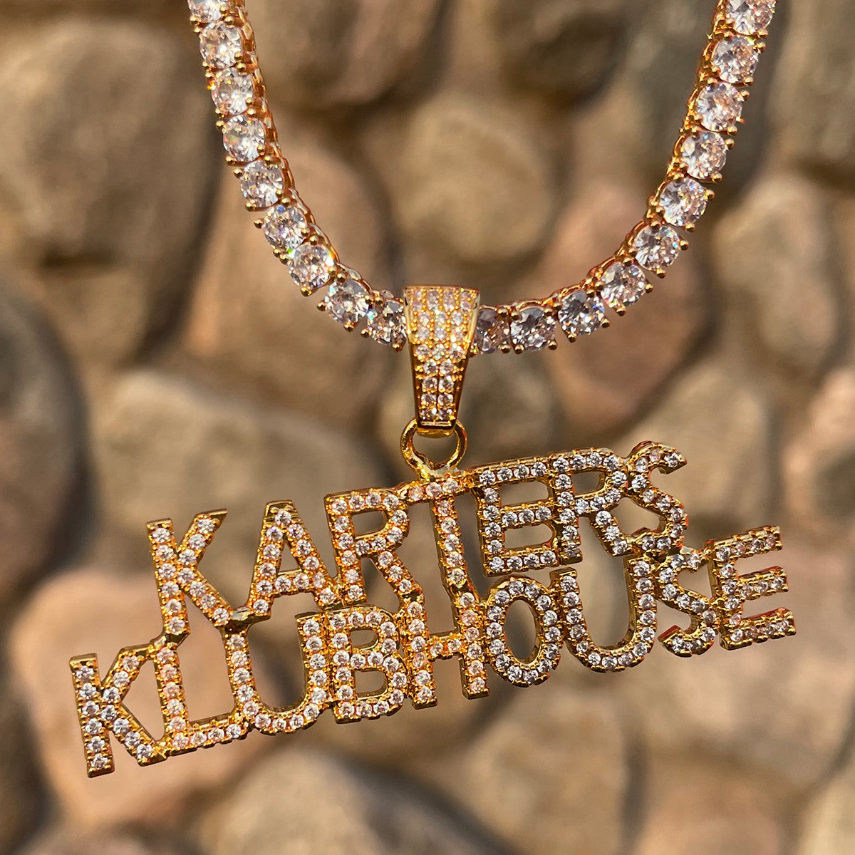 The Klubhouse | 4 Prong Set VVS Diamond CZ Classic Personalized Hip Hop Pendant