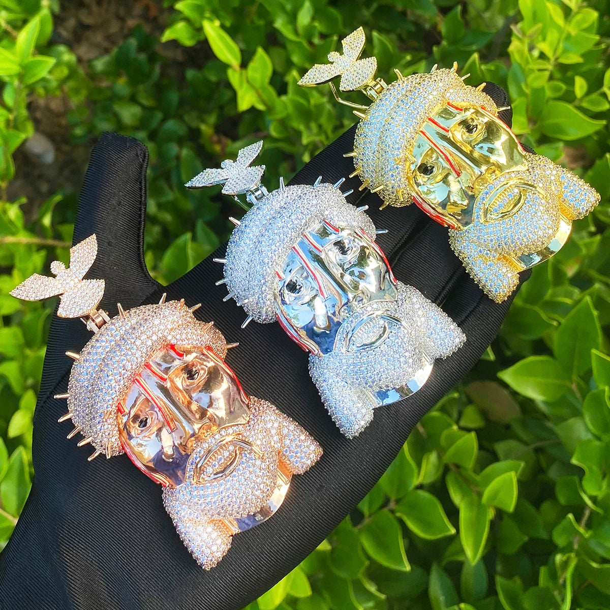 The Dove | VVS Diamond CZ Iced Blinged Out Jesus Piece Hip Hop Pendant