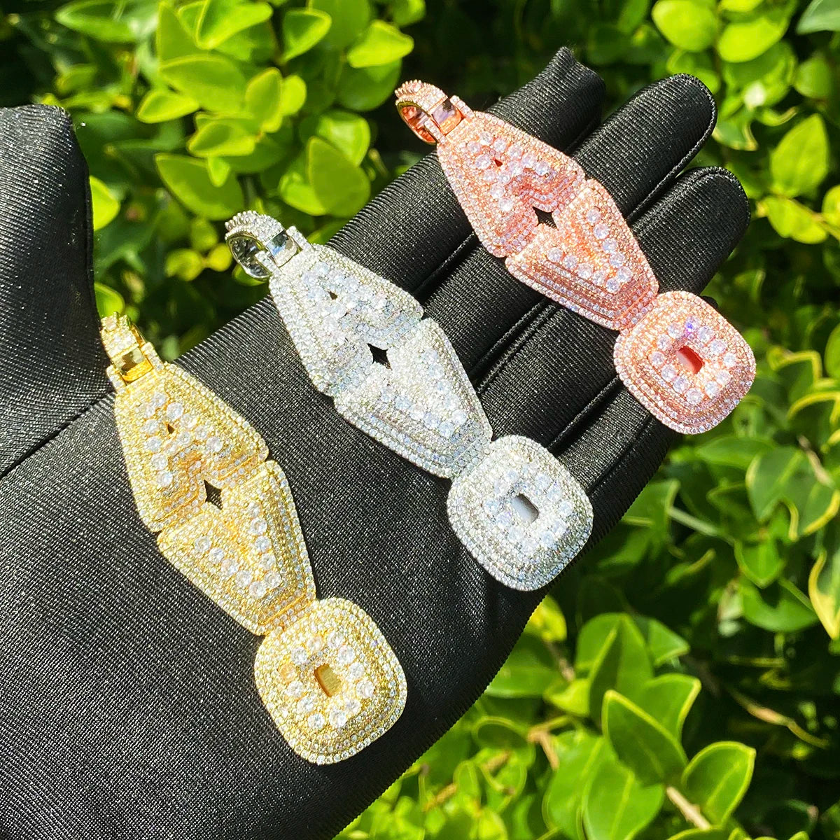 Vert 3D | VVS Diamond CZ Vertical 3 Dimensional Hip Hop Custom Nameplate Pendant