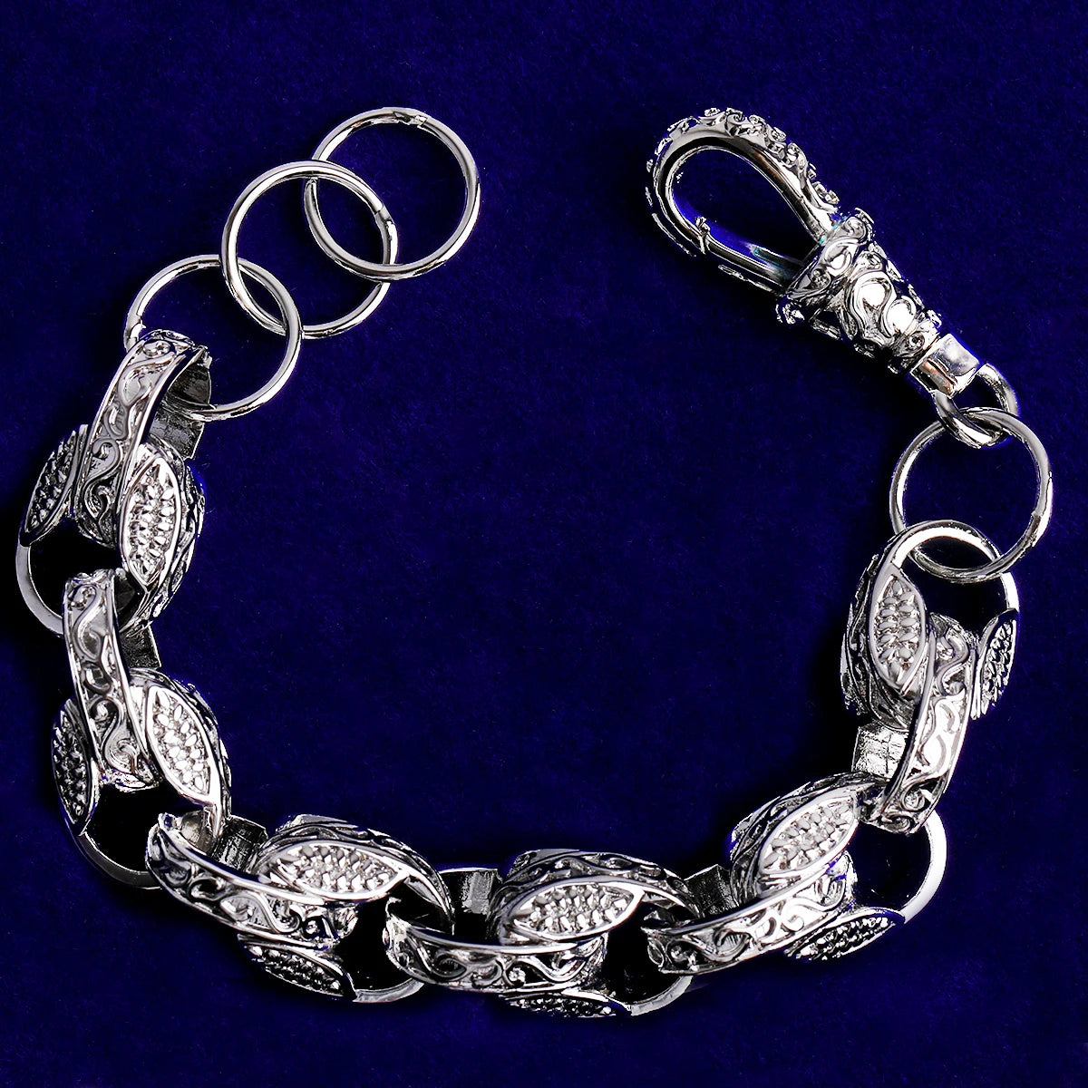 The Rebirth II | Tulip Ring 20mm Rolo Link Albert Clap Hip Hop Designer Bracelet