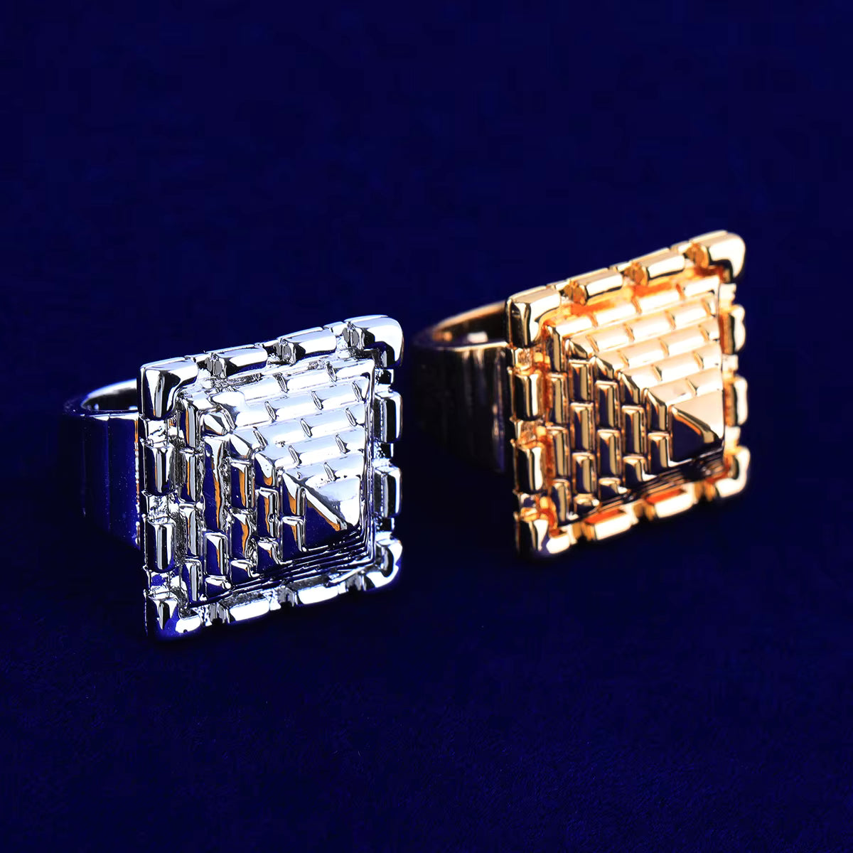 Pyramid Of Giza | Ancient African Egyptian Temple Pyramid Street Wear Ring