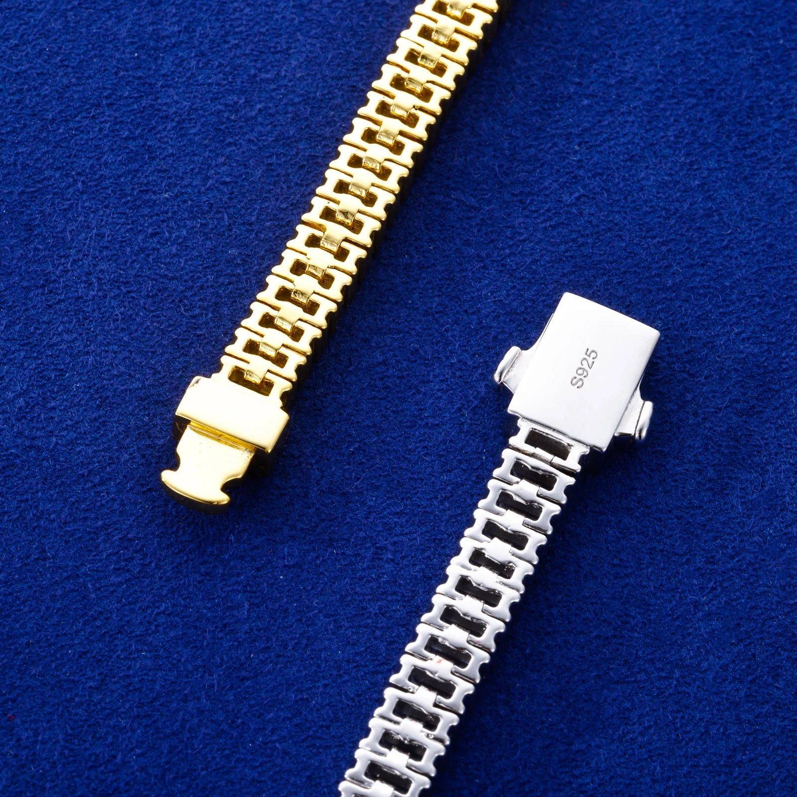 San Judas II | Luxury 925 Silver VVS Diamond Moissanite Baguette Tennis Bracelet