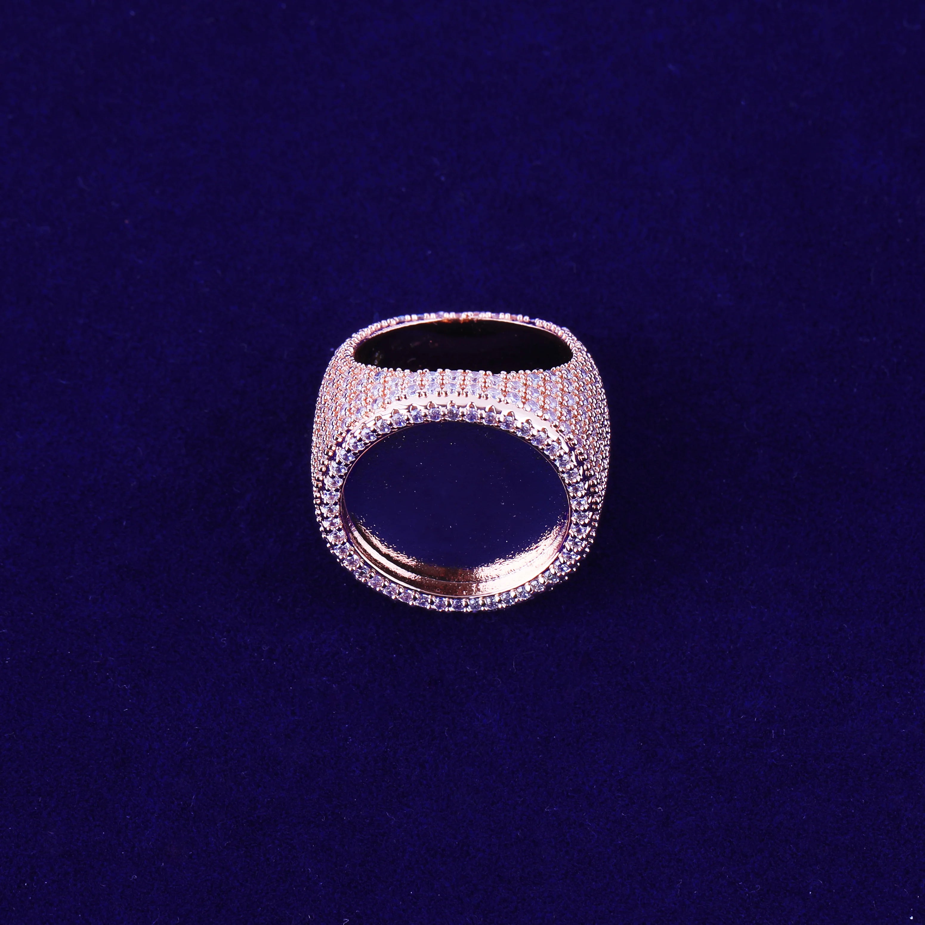 The Unforgettable | Prong Set VVS Diamond CZ Custom Made Photo Hip Hop Ring