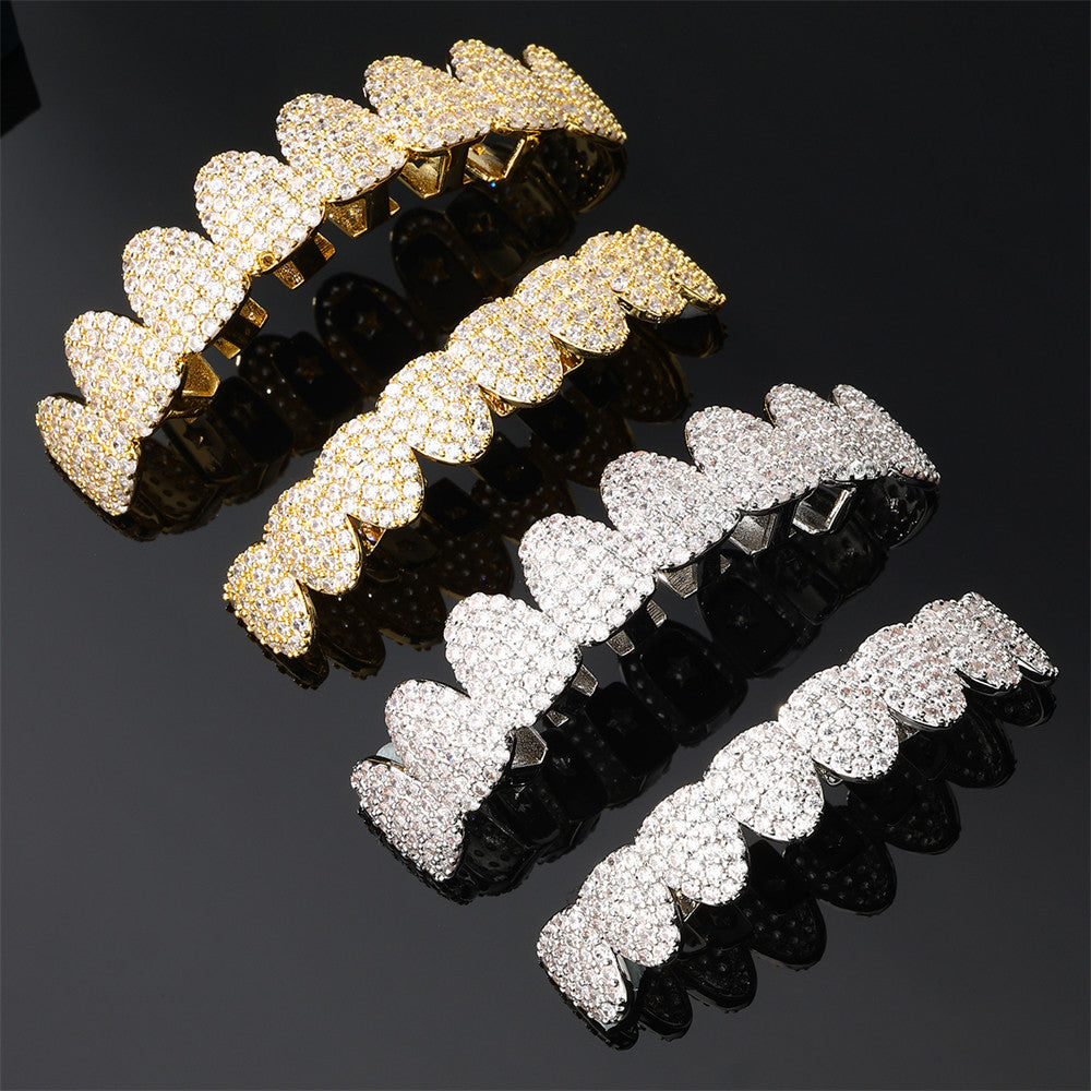 Mouth Spark | Heavy Iced VVS Diamond CZ Blinged Out Hip Hop Grillz