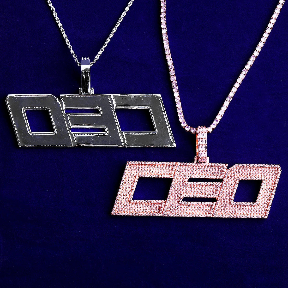 LaZer Cut | VVS Diamond CZ 5AA+ Luxury Custom Made Nameplate Hip Hop Pendant