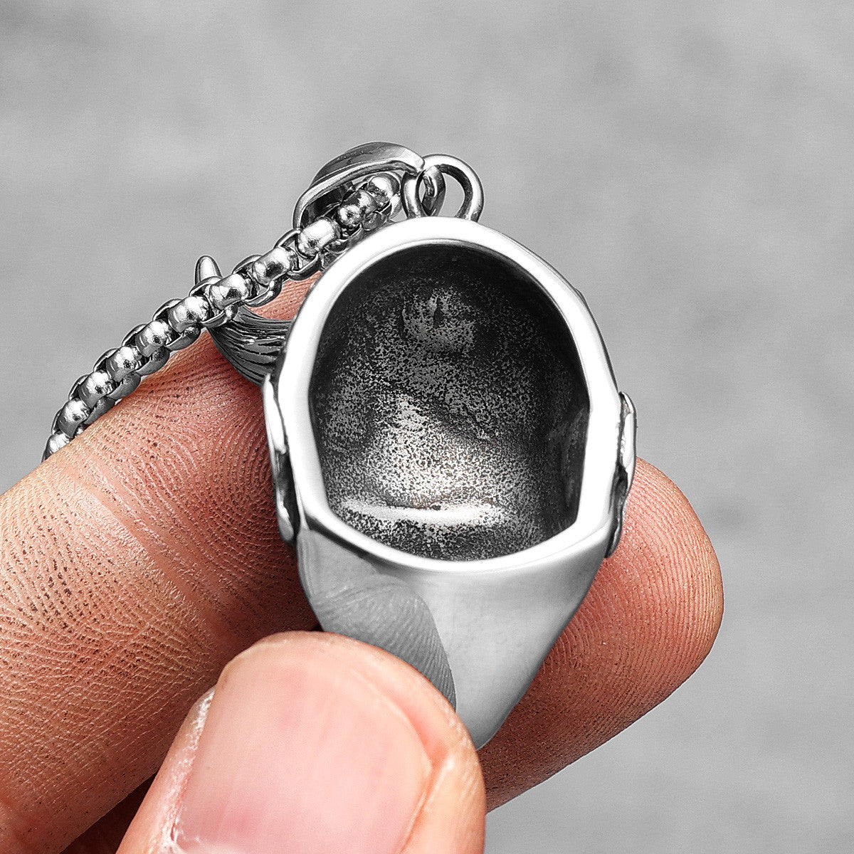 Prajna | Men's Stainless Steel Devil Horns Street Wear Pendant