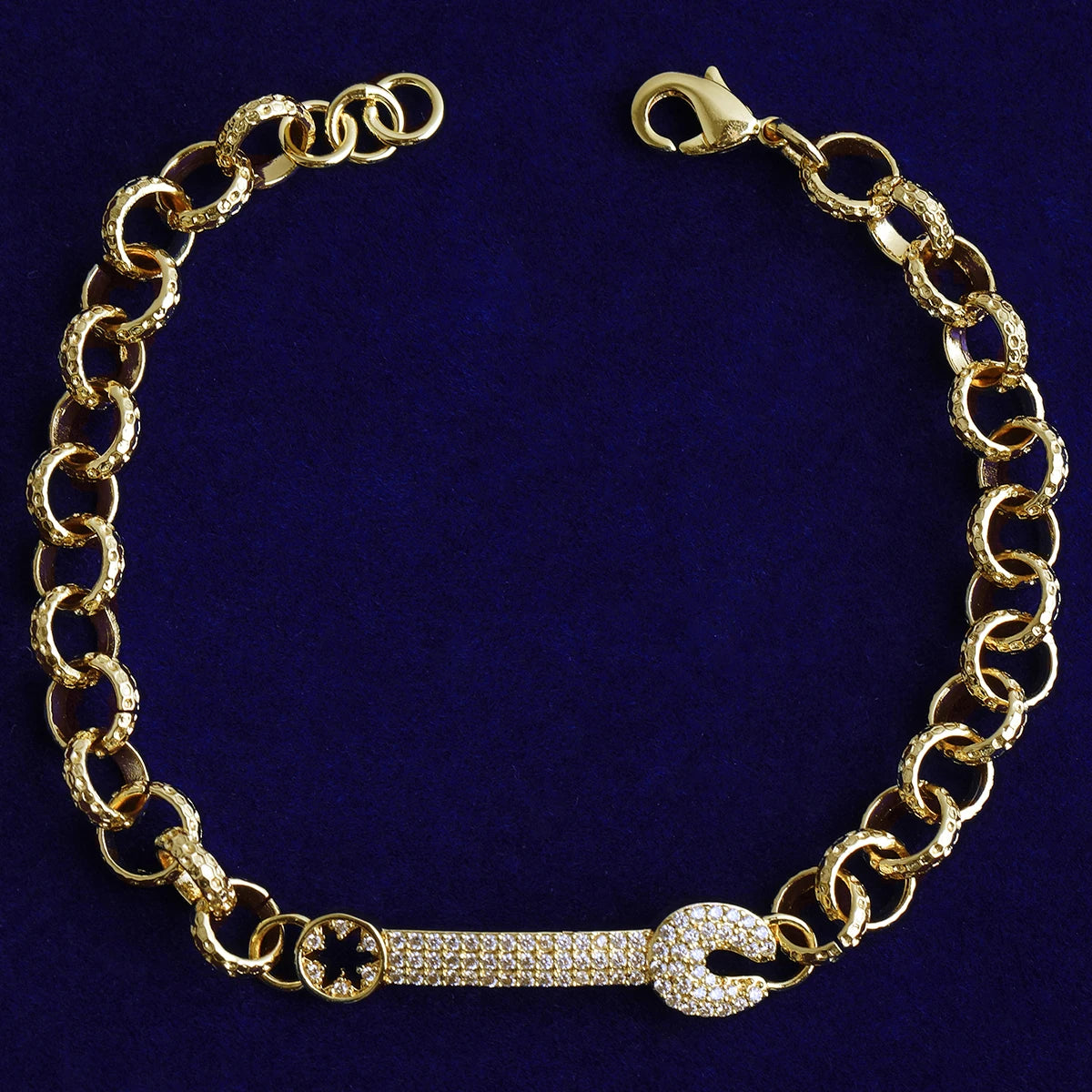 Love Tight | VVS Diamond CZ Iced Bling Out Belcher Wrench Bracelet