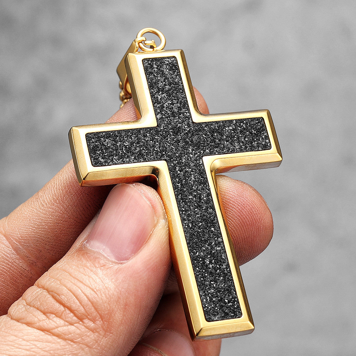 Shining Cross | 316L Simple Luxury No Fade Stainless Steel Hip Hop Cross Pemdant
