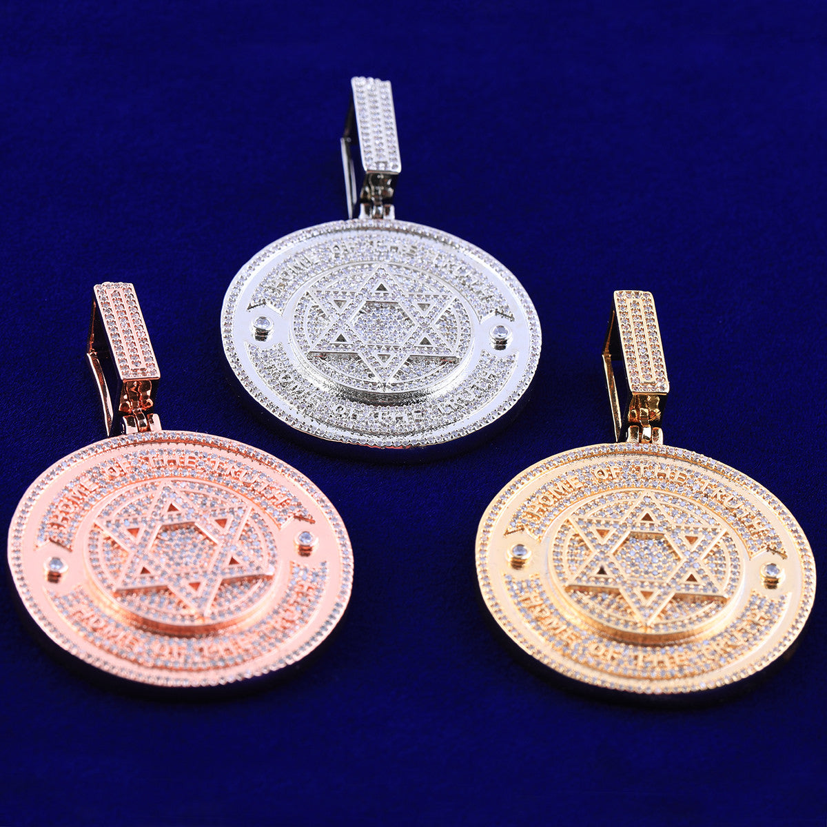 The Truth | VVS Diamond CZ 6 pointed Star of David Hip Hop Pendant Chain