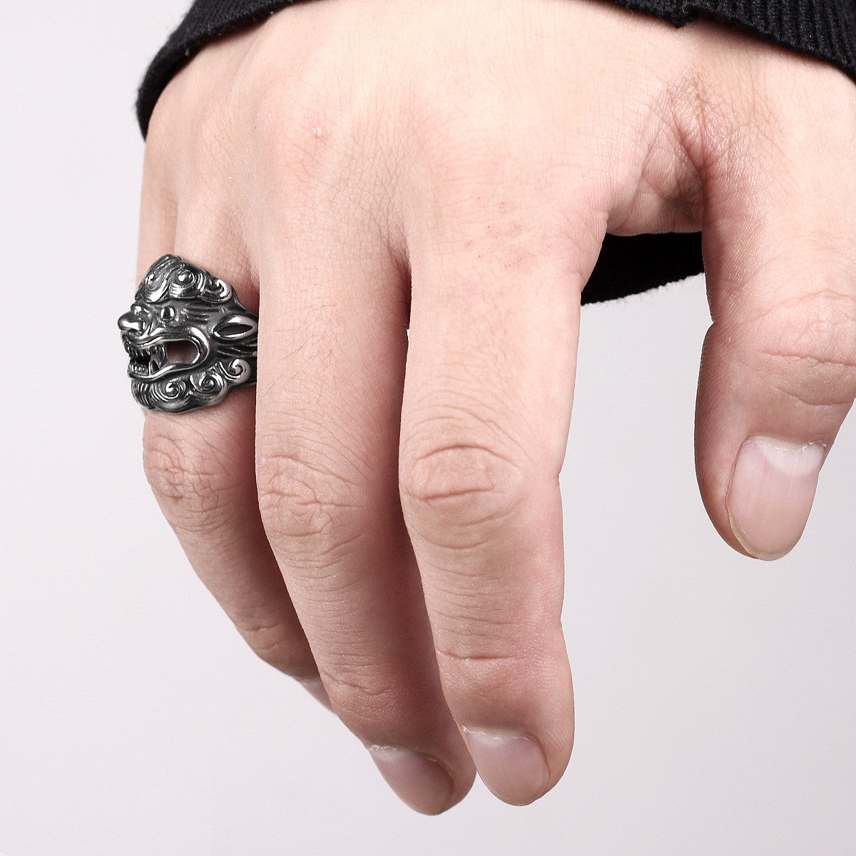 God Beast | 316L No Fade Stainless Steel Chinese Mythical Style God Beast Unique Ring