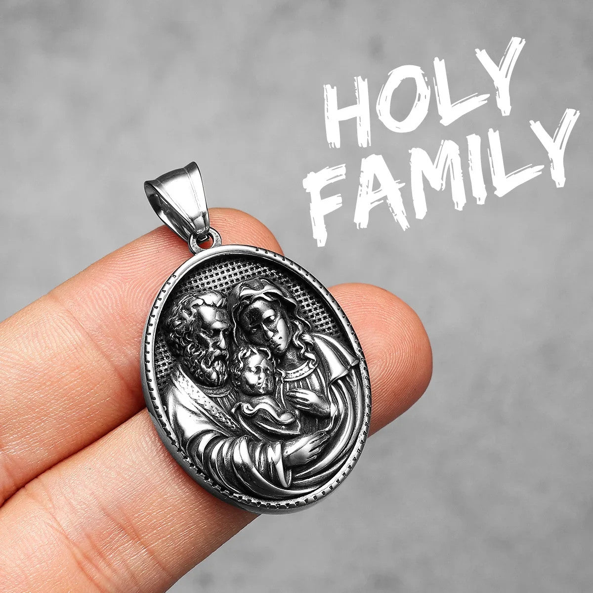Spiritual Collection | 316L No Fade Stainless Steel Angels Saints Spiritual Pendants