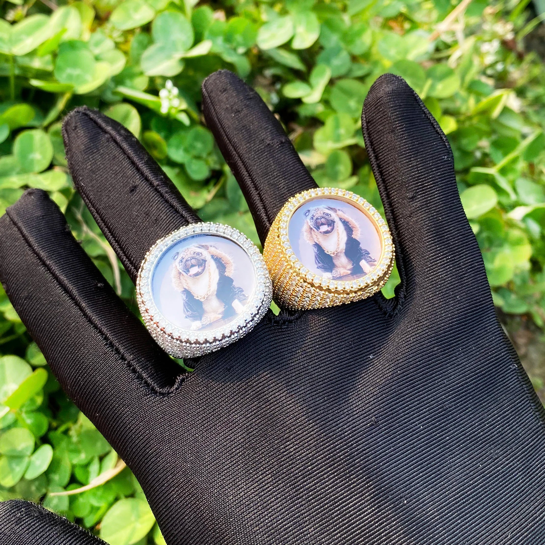 The Unforgettable | Prong Set VVS Diamond CZ Custom Made Photo Hip Hop Ring