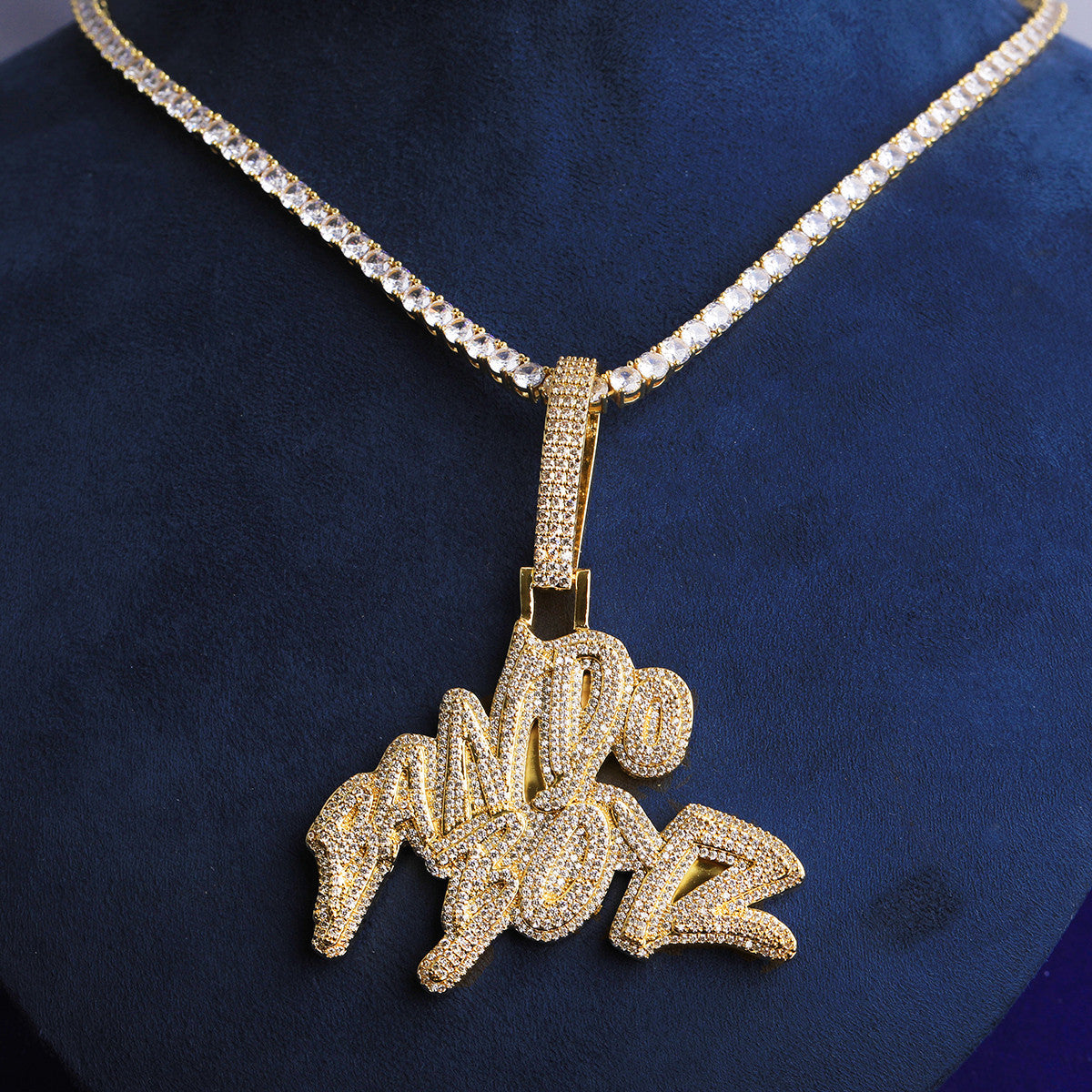 Bando Boyz | VVS Diamond CZ Iced Blinged Out Luxury Hip Hop Pendant