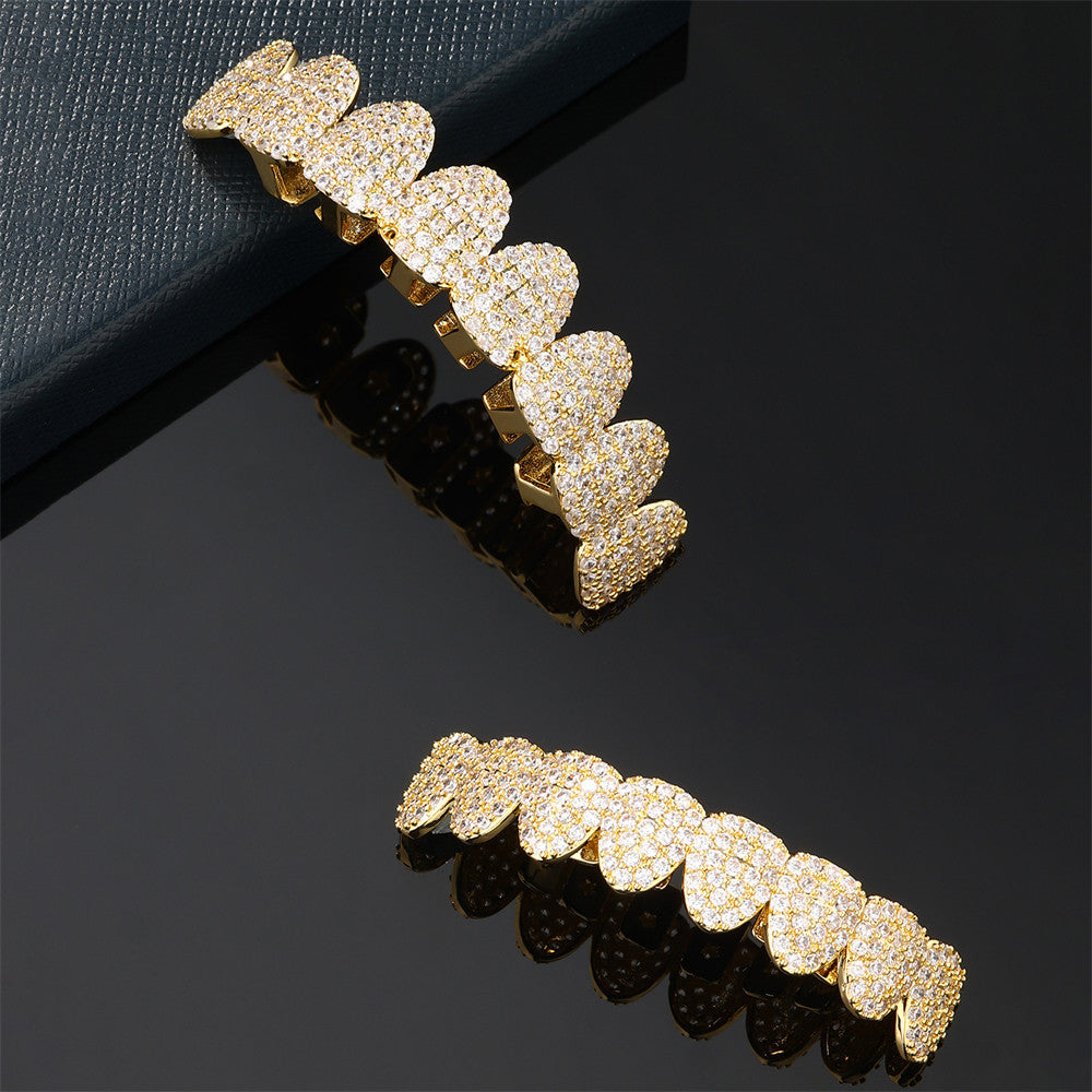 Mouth Spark | Heavy Iced VVS Diamond CZ Blinged Out Hip Hop Grillz