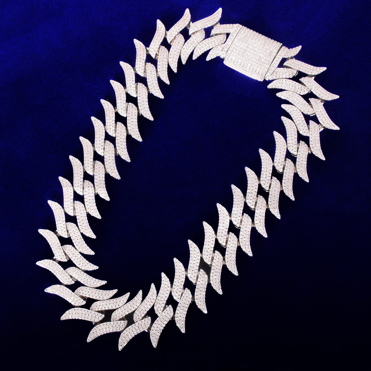 32mm Fire Boy Flame Hot Boy 24k Gold .925 Silver Flooded Ice Hip Hop Cuban Link Chain