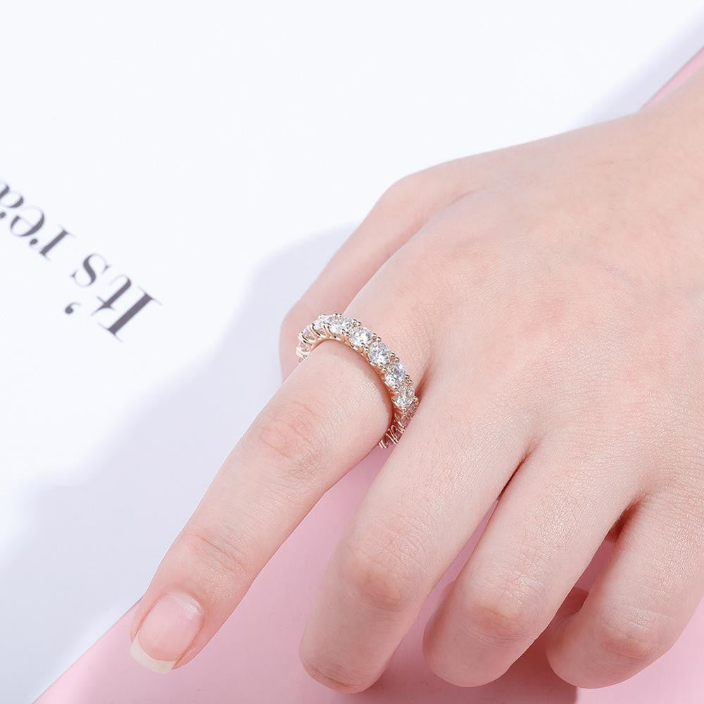 High Fashion Simulate Diamond Personality Flooded Ice Bling Rings